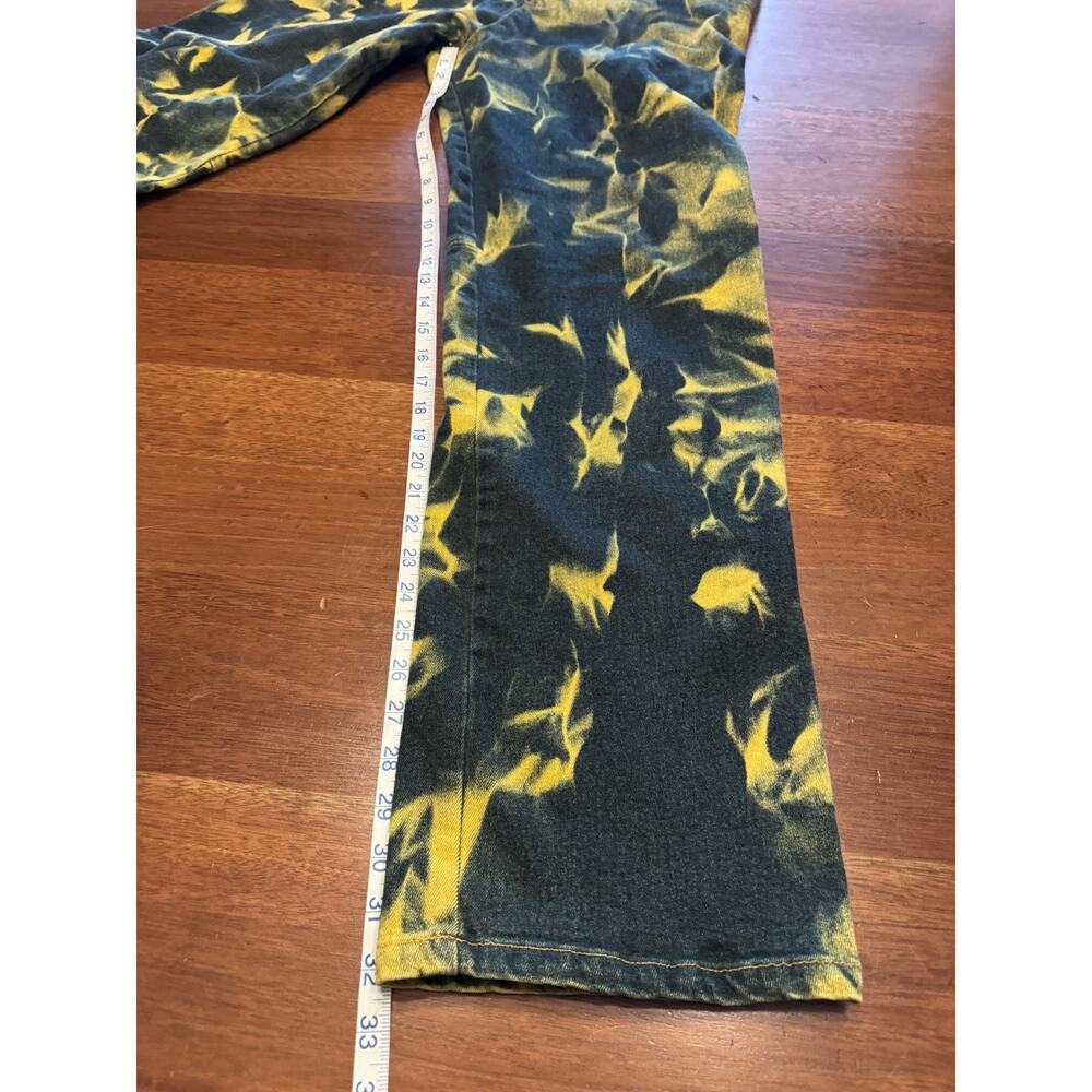 36 Lip Service Bleach Splatter Jeans Y2K Punk Goth Industrial Rave Pants USA Men - Picture 10 of 12